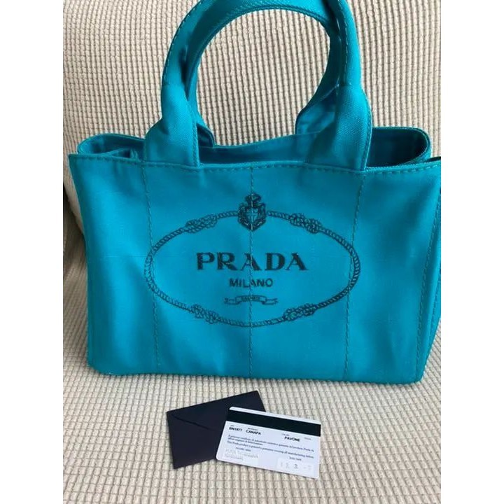 PRADA 托特包 Canapa 日本直送 二手