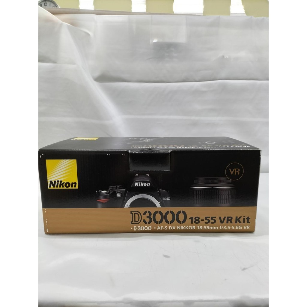[二手] NIKON D3000 18-55 VR KIT 數位相機操作確認