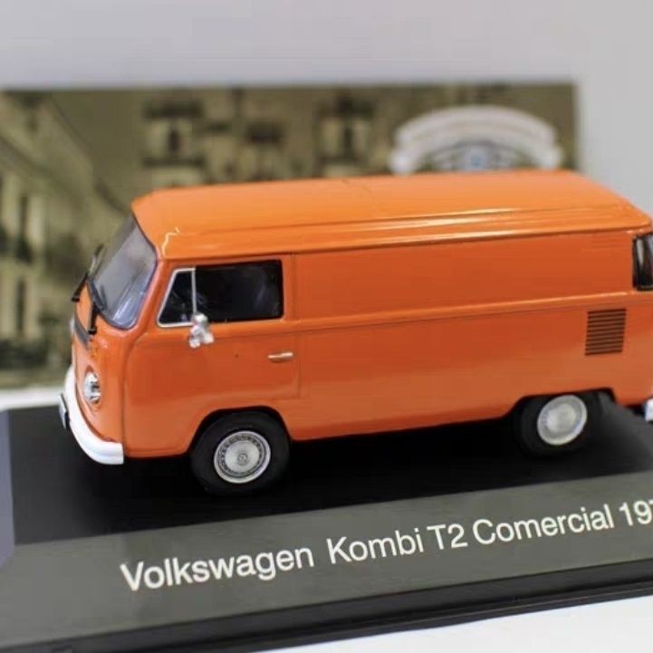 1/43 VW KombiI 大眾T2麵包車巴士客車仿真模型擺件