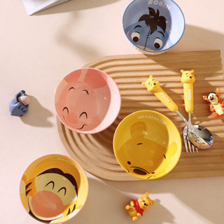 維尼系列碗 可愛卡通碗 寶寶飯碗 卡通飯碗兒童