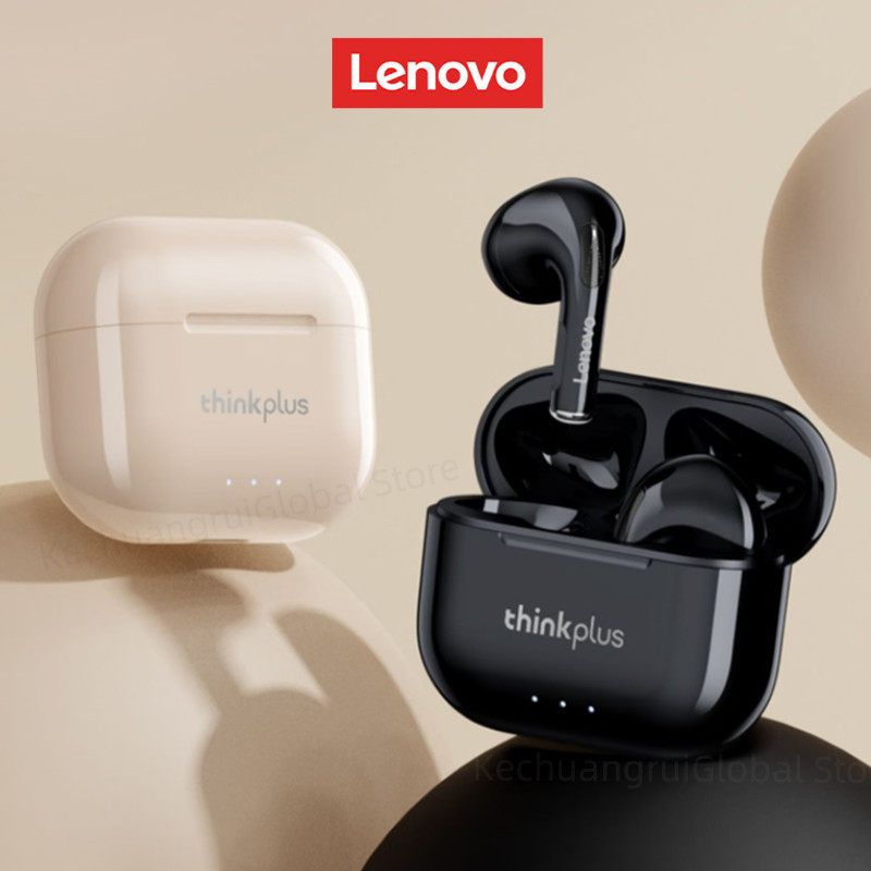 LENOVO 聯想lp40 II甜色耳機原裝運動降噪觸控耳機降噪耳機瞬間連接TWS無線藍牙5.3遊戲耳機