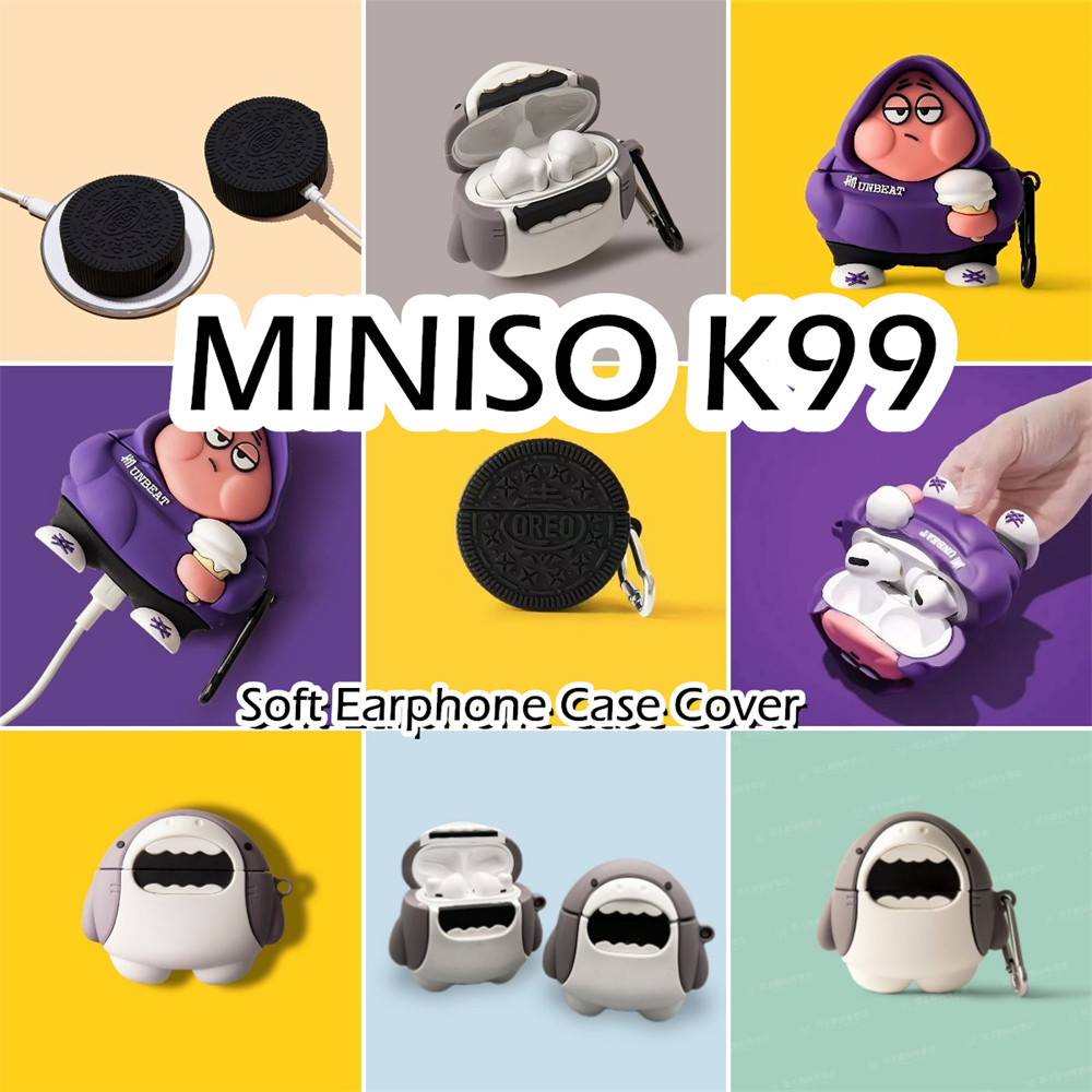 MINISO [imamura] 適用於名創優品 K99 保護套 Niche 卡通軟矽膠耳機套保護套