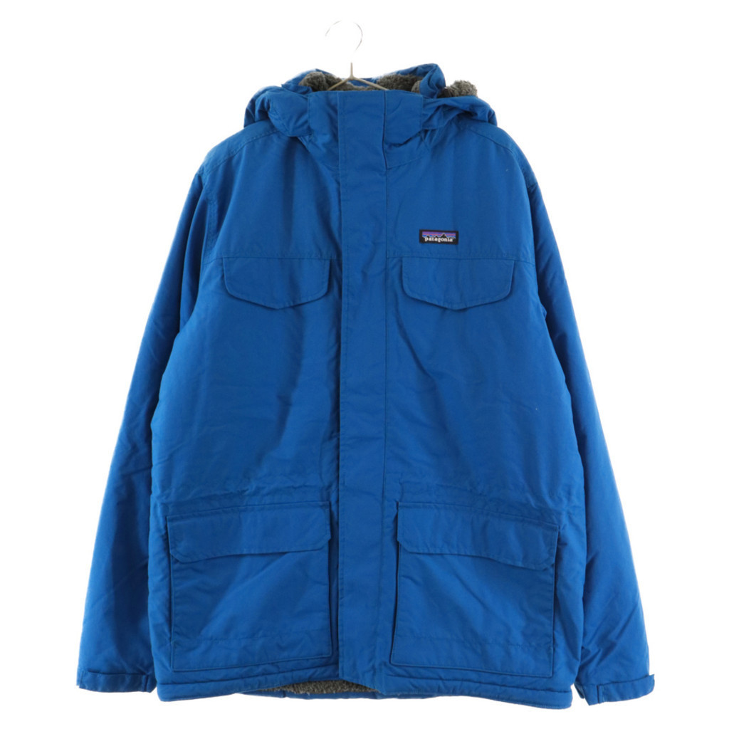 Patagonia夾克外套二十七 尼龍 連帽 藍色 刺繡 日本直送 二手