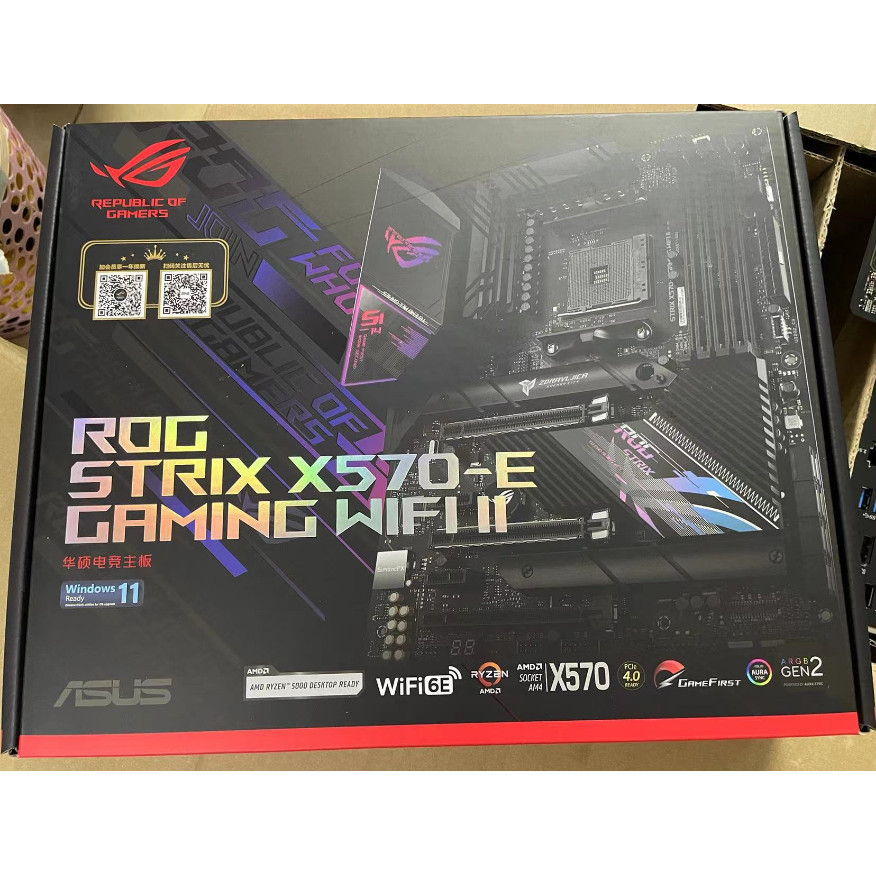 新到 全新盒裝ROG STRIX X570-E GAMING 支持5800 5900X