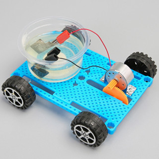 🌈steam鹽水動力車diy拼裝科技小製作兒童玩具創意科教模型科學實驗