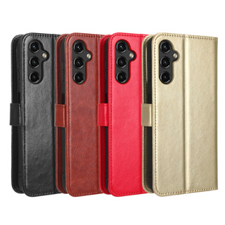 適用三星 Samsung Galaxy A14 5G手機殼SAM A54手機皮套翻蓋瘋馬紋掛繩插卡