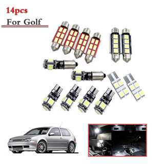 汽車內飾燈泡 LED燈泡車燈套件 閱讀燈 照明燈 適合Volkswagen Golf T5