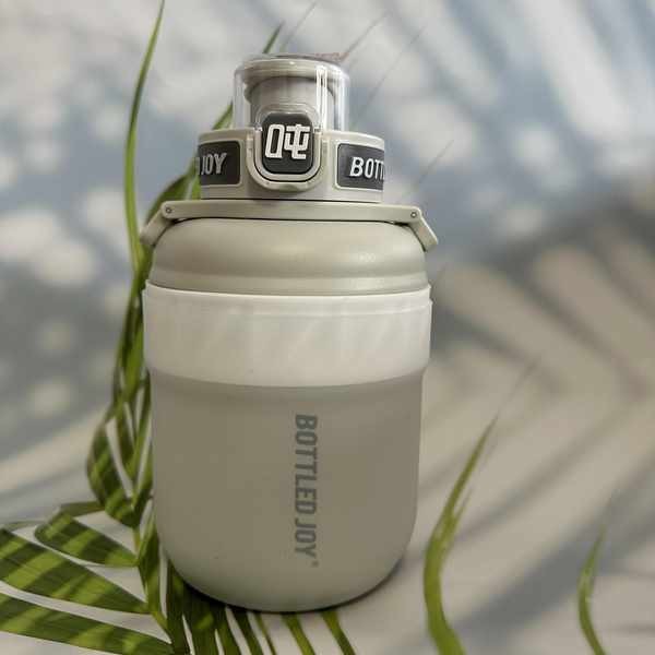保溫杯套 飲料提袋 矽膠杯套王一博同款bottledjoy大肚噸噸杯保護套熊貓水杯杯套1L