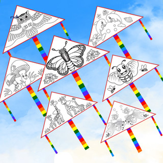 華麗空白風箏兒童教育放風箏兒童風箏放飛戶外玩俱全新