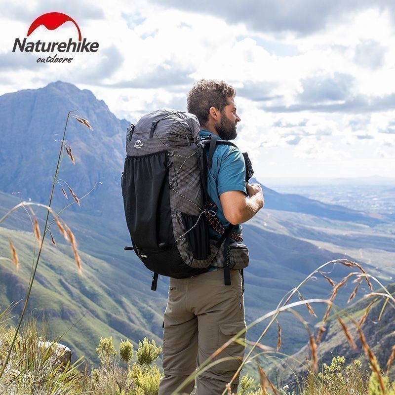 Naturehike挪客戶外登山包大容量男旅行徒步露營雙肩背包輕量登山 W4FJ