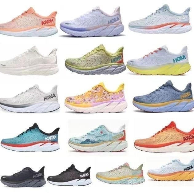 厚底增高鞋 Hoka Clifton 8 男女跑鞋防震