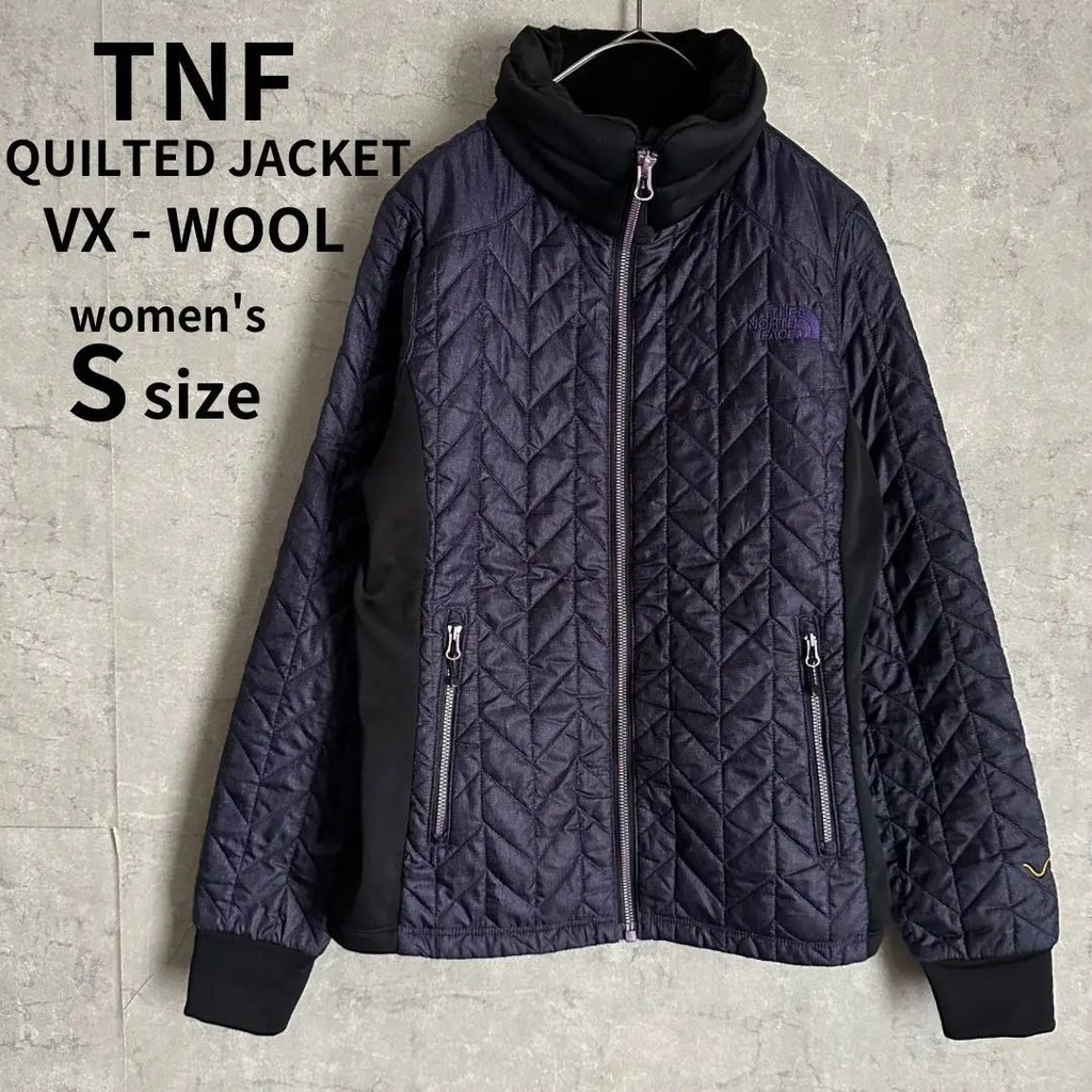 THE NORTH FACE 北面 夾克外套 TNF 縫 紫色 刺繡 日本直送 二手