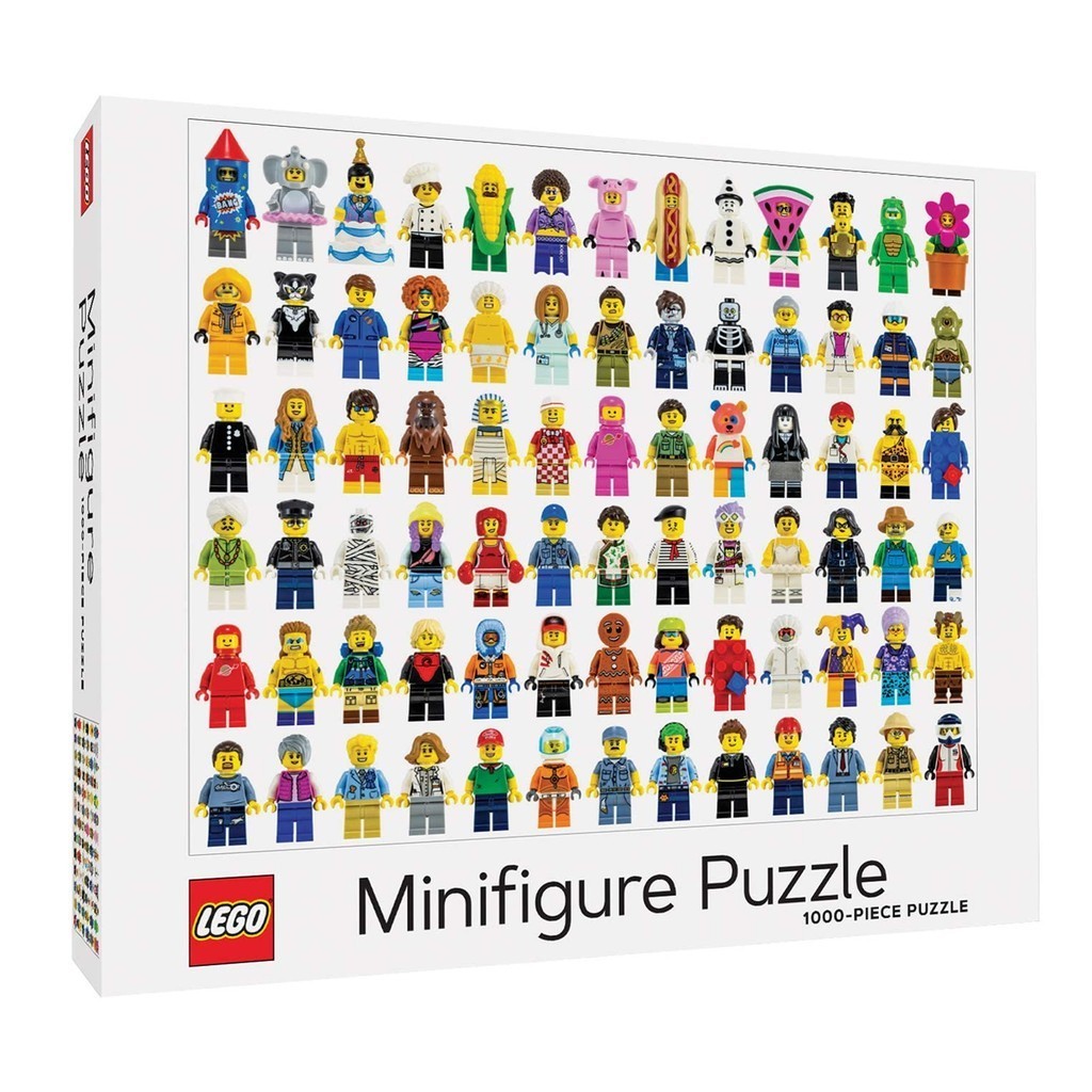 LEGO Minifigure 1000-Piece Puzzle(盒裝)/LEGO【禮筑外文書店】