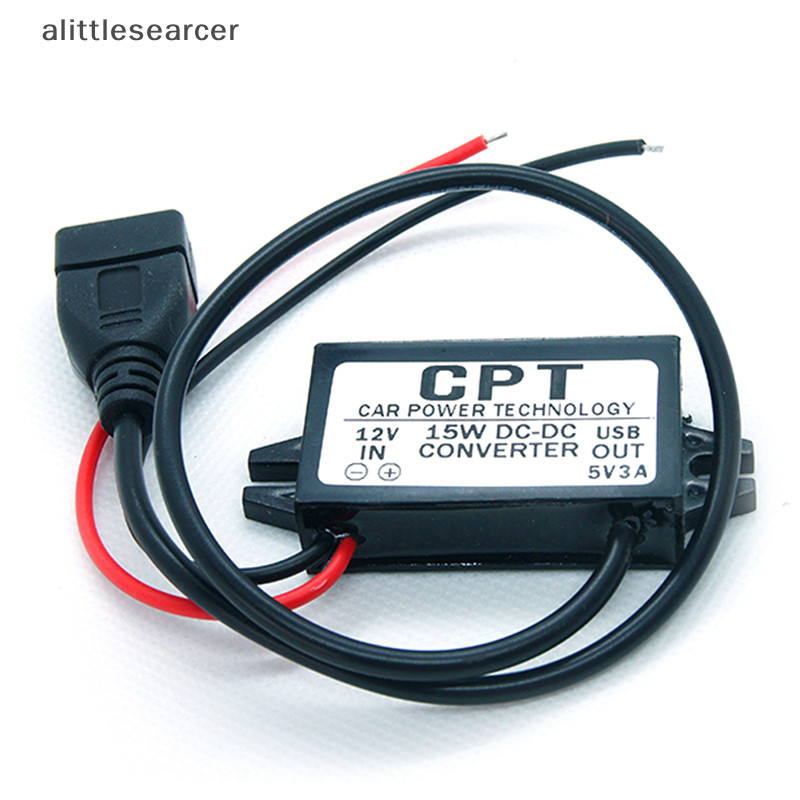 Alittlesearcer DC-DC 轉換器模塊 12V 轉 5V USB 輸出電源適配器 3A 15W
 結束