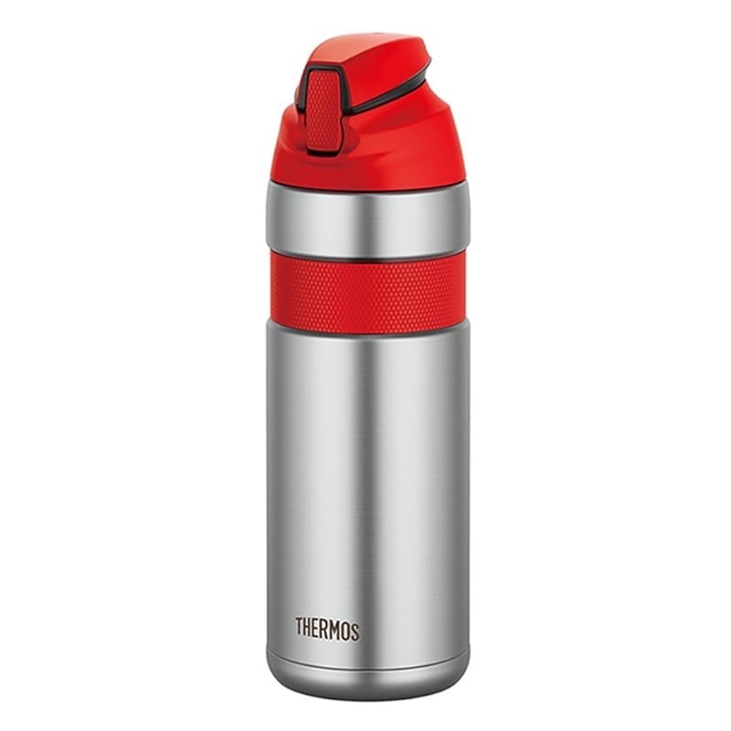 膜容器（THERMOS）真空热保温吸管瓶FFQ-600红色FFQ-600-S-R