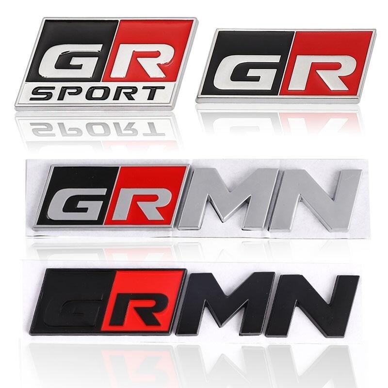 汽車貼紙汽車貼紙 GRMN 運動標誌徽章徽章貼花適用於豐田 HV YARiS GRMN RZ RC RS Prius G