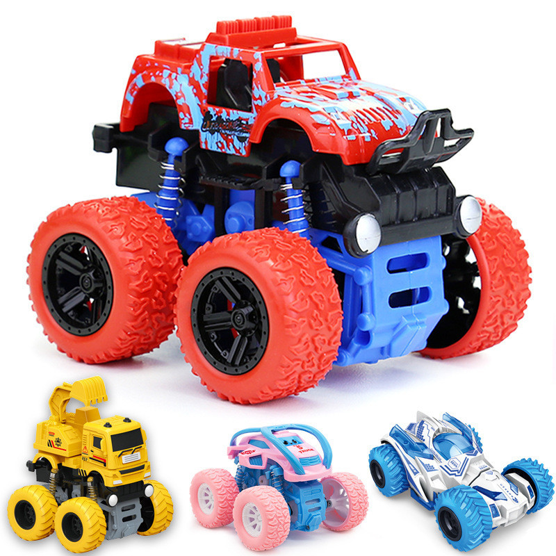 玩具車兒童玩具批發慣性工程車挖掘機越野車男孩小汽車擺攤小玩具