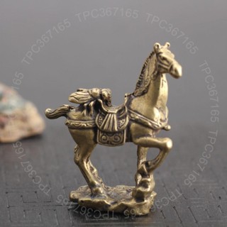 臺灣出貨 馬上贏傢居小擺件純銅馬上有錢辦公室桌麵茶寵擺件增財運招好運DG125