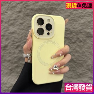 iPhone 16 15 14 plus 12Promax Magsafe磁吸充電手機殼帶鏡頭膜液態防摔男女超薄軟保護套