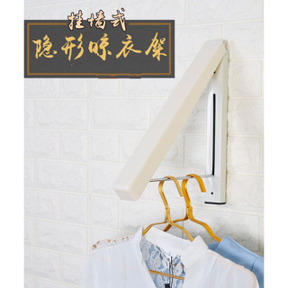 批發迷你壁掛浴室小型可伸縮隱藏式晾衣架、摺疊衣架 隱形衣架