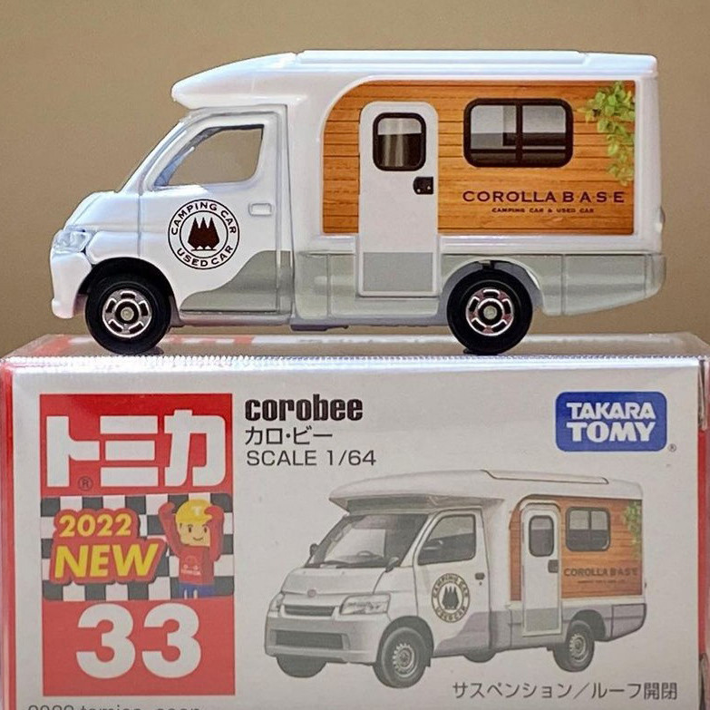 暢銷日版 新品 多美卡TOMICA 33號 豐田露營車旅行車 合金模型玩具車