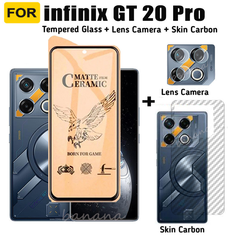 Infinix GT 20 Pro 磨砂鋼化玻璃 infinix GT 10 Pro Note 40 30 10 Pro