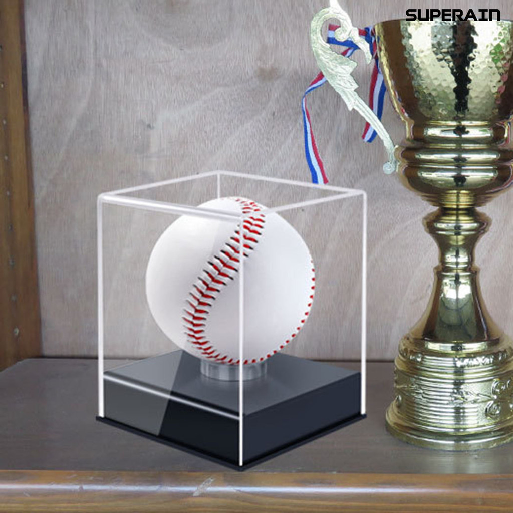 [嘉和運動]AMZ 亞克力防紫外線高爾夫球盒 壘球展示盒 棒球盒子 棒球展示盒收納盒（頻道）