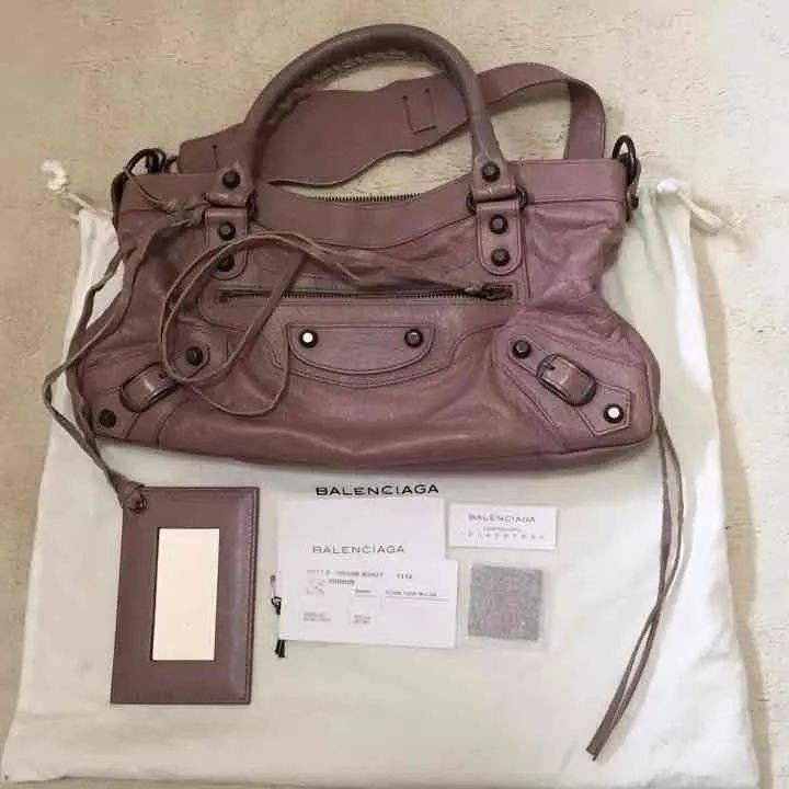 Balenciaga 巴黎世家 手提包 First系列 粉紅色 mercari 日本直送 二手