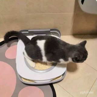 【上新】貓廁所訓練器訓練貓咪用馬桶蹲廁通用訓練貓咪用馬桶貓砂盆