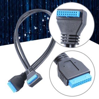 Seve USB 19 20pin 延長線電腦機箱主機板 USB3 0 公母