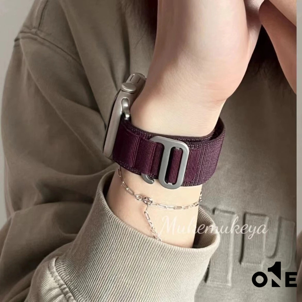 高山迴環錶帶 適用於apple watch8/7/6/5/4/3/2/1/SE 戶外錶帶 蘋果手錶帶 高級 簡約