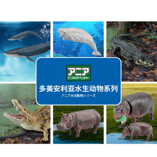 TOMY多美卡安利亞海洋動物模型模擬小恐龍霸王龍鯊魚兒童男孩玩具