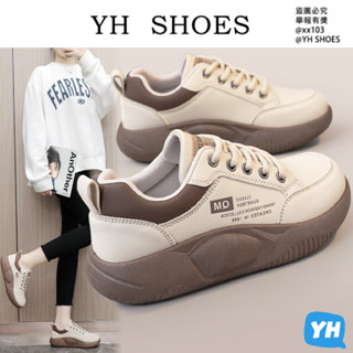 YH SHOES 女慢跑鞋女運動鞋跑步鞋女運動鞋女運動休閒鞋厚底增高鞋 老爹鞋 韓版運動鞋 街拍時尚闆鞋 外穿軟底單鞋女