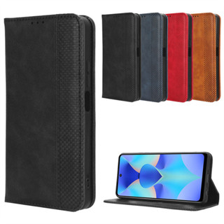 適用Tecno Spark 10C手機殼Tecno Spark 10 Pro插卡皮套磁吸翻蓋