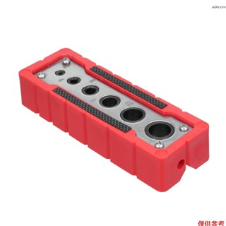 多功能木工打孔定位器 鑽孔輔助器 家用工具 木工定位工具 小孔夾具 電動工具配件 紅色