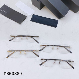 萬寶隆 超輕無框方形眼鏡框MB0088O 商務眼鏡架