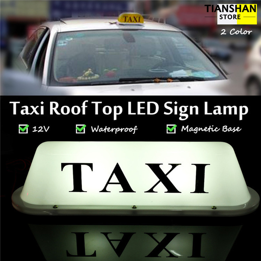 [風行汽配]AMZ 計程車頂燈帶吸盤固定TAXI light的士燈拉活燈汽車的士燈
