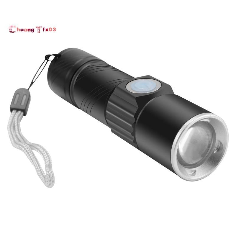 395nm 紫外線手電筒手電筒黑光燈 USB 可充電 LED 手電筒防水檢查寵物尿液手電筒燈