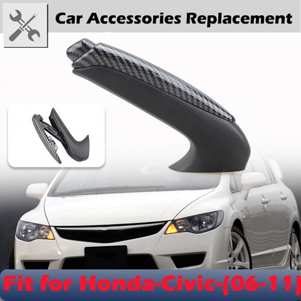 HONDA 適用於本田思域 Coupe 轎車 2006-2011-碳纖維前手剎裝飾罩