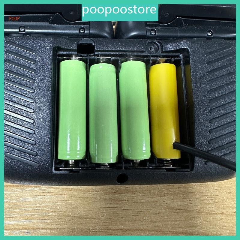 Poop AAA 電池消除器 USB 電源線更換 4x 1 5V LR03 AAA 電池,用於無線電電動玩具時鐘 LED