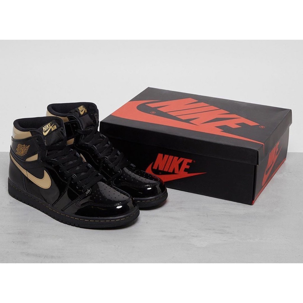 特價  Air Jordan 1 High Black Metalli Gold 黑金 籃球鞋 555088-032