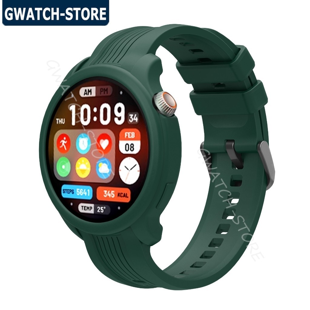 適用於Amazfit 華米 Balance A2286 矽膠錶帶+錶殼 華米智慧手錶腕帶保護殼 Balance保護套