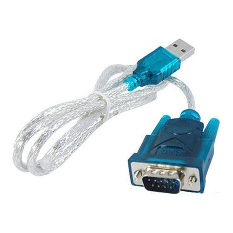 Usb 2.0 轉 RS232 串行 DB9 9Pin 公頭適配器電纜 VGA PC 手機