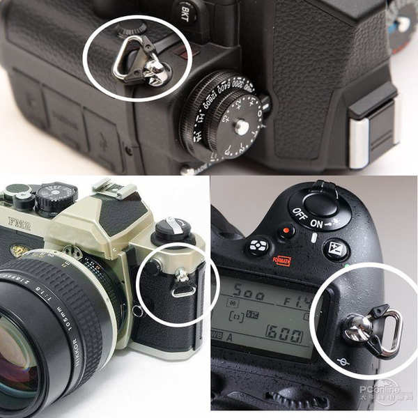 相機背帶 背帶三角環適用佳能/索尼/富士微單反背帶轉換扣相機肩帶轉接扣環