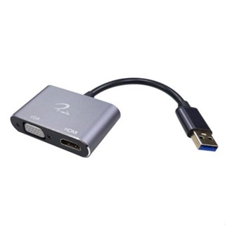 I-WIZ 彰唯 USB3.0 to HDMI+VGA 高清螢幕延伸+同步影像轉接器 轉換/轉接器-