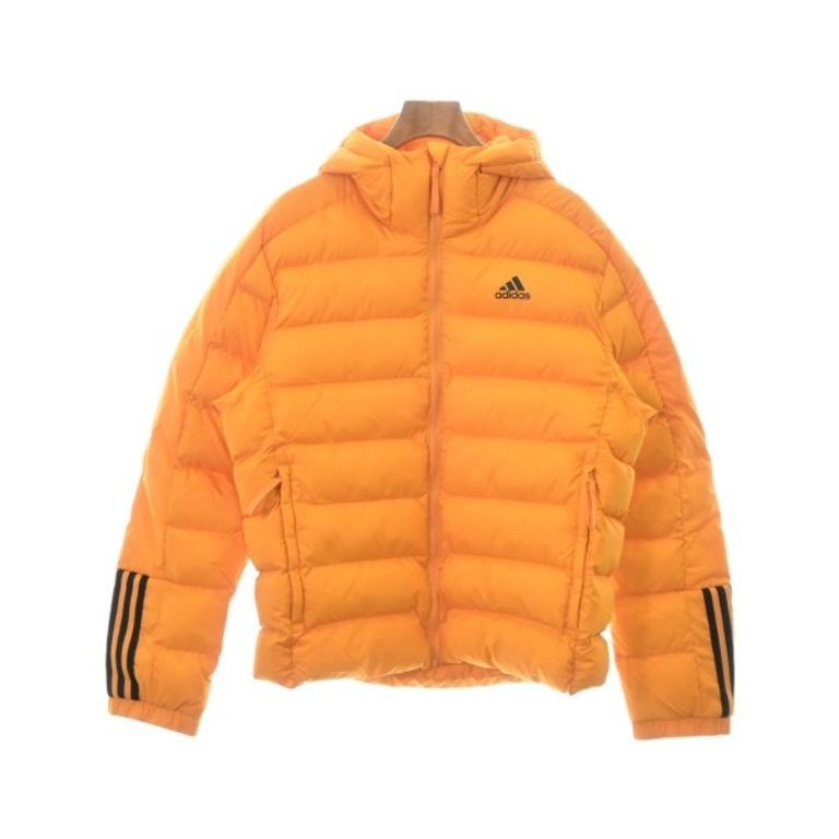 Adidas 愛迪達 羽絨服 夾克外套 背心橘色 男用 日本直送 二手