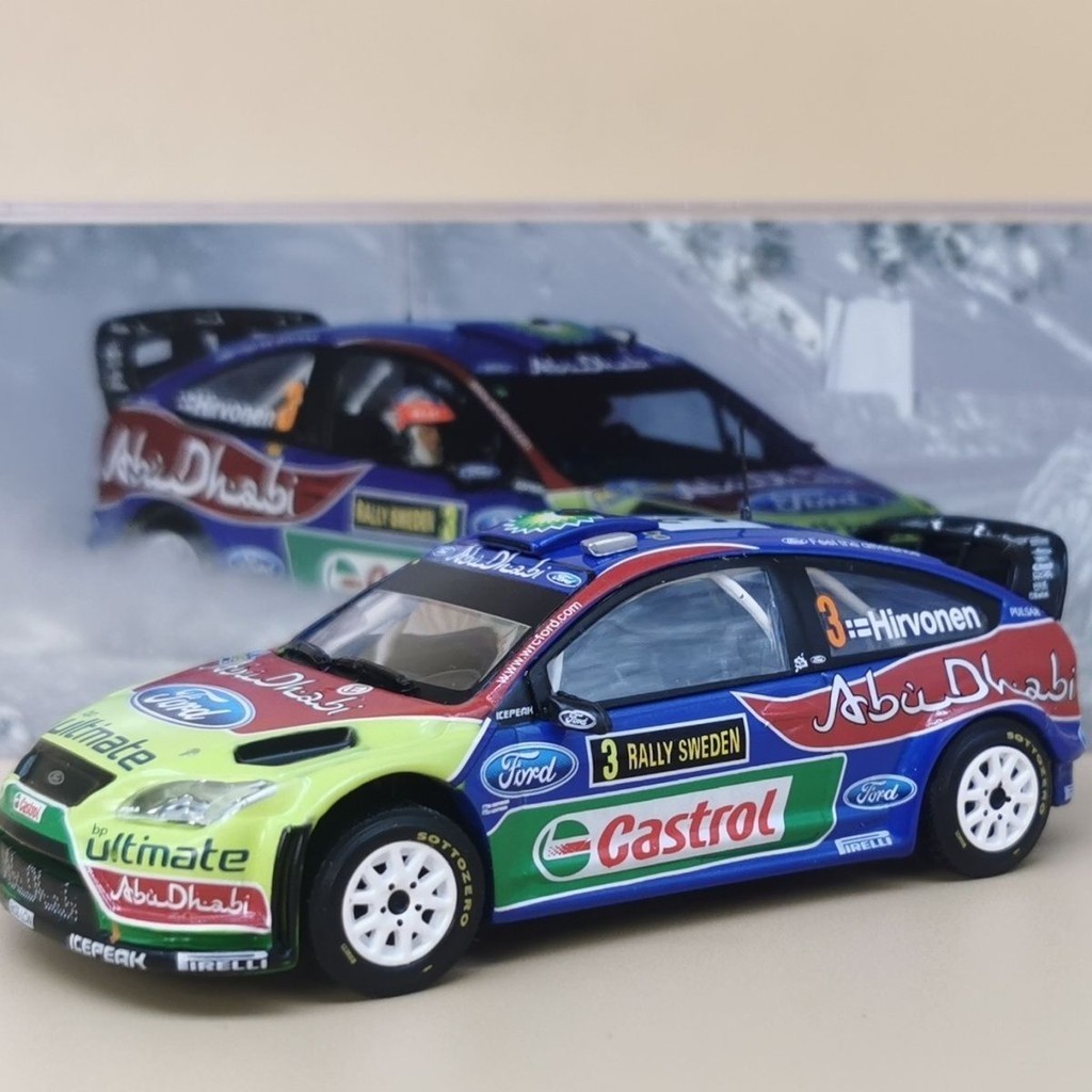 AvailableDeAGOSTINI 1/43 2010年瑞典拉力賽 福特福克斯 RS WRC賽車 模型