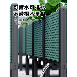 ★免運★種菜盆 花盆 種植箱陽臺種菜盆戶外花箱組合鋁合金樓頂種菜專用箱方形花盆家用