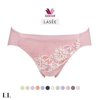 華歌爾Wacoal LASEE大碼內褲刺繡蕾絲無痕低腰性感三角褲女35G(40PFA735LL)(日本直郵)1