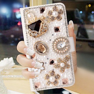 奢華寶石錢包皮套 三星note20 Ultra手機皮套 三星S20 S21 S22 Ultra插卡 S20fe防摔保護套